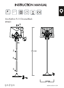 Instrukcja Qazqa 89401 Kathrin 5 Lampa
