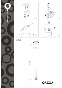 Bruksanvisning Qazqa 89840 Combi 1 Lampa