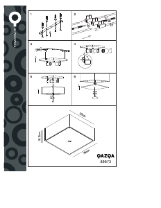 Bruksanvisning Qazqa 89873 Drum Lampa