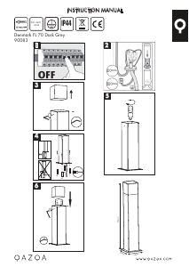 Manual de uso Qazqa 90083 Denmark Lámpara