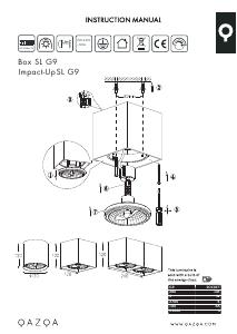 Manuale Qazqa 90433 Box Lampada