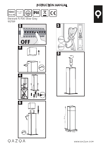 Instrukcja Qazqa 90789 Denmark Lampa