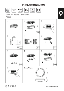 Bruksanvisning Qazqa 90836 Glow Lampa