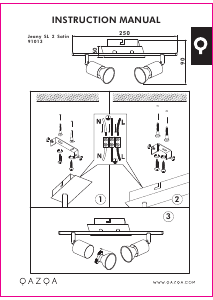 Bruksanvisning Qazqa 91013 Jeany 2 Lampe