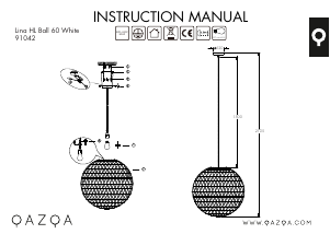 Instrukcja Qazqa 91042 Lina Ball 60 Lampa