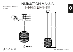 Bruksanvisning Qazqa 91046 Lina Hive 40 Lampa