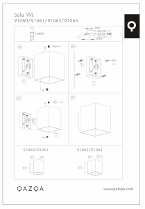 Instrukcja Qazqa 91060 Sola Lampa