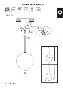 Instrukcja Qazqa 91091 Slice Lampa