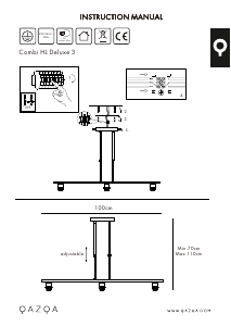 Bruksanvisning Qazqa 91098 Combi 3 Deluxe Lampe