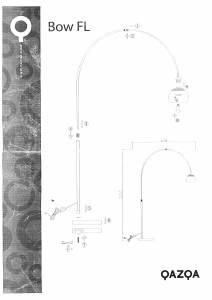 Bruksanvisning Qazqa 91266 Lampe