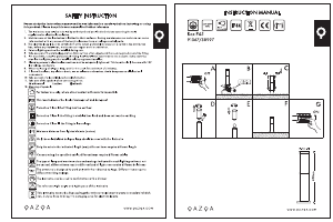 Manual de uso Qazqa 91367 Rox Lámpara