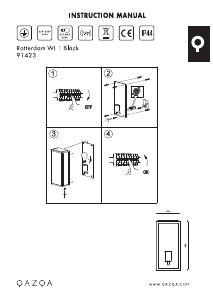 Instrukcja Qazqa 91423 Rotterdam Lampa