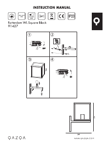 Bruksanvisning Qazqa 91427 Rotterdam Lampa