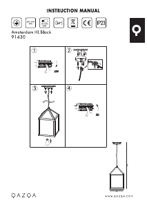 Instrukcja Qazqa 91430 Amsterdam Lampa