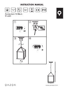 Bruksanvisning Qazqa 91430 Amsterdam Lampe