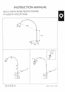 Bruksanvisning Qazqa 91748 XXL Lampa