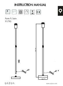 Bruksanvisning Qazqa 91790 Parte Lampe