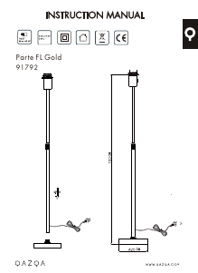 Instrukcja Qazqa 91792 Parte Lampa