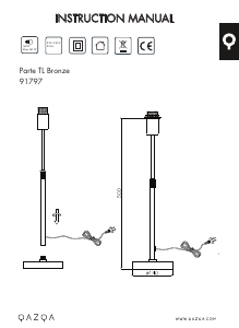 Instrukcja Qazqa 91797 Parte Lampa