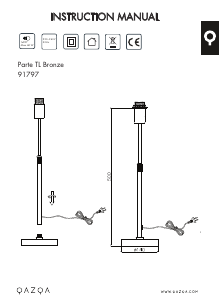 Bruksanvisning Qazqa 91797 Parte Lampe