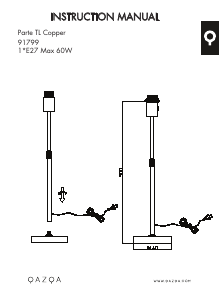 Bruksanvisning Qazqa 91799 Parte Lampe