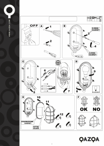 Manual de uso Qazqa 91851 Nautica 1 Lámpara