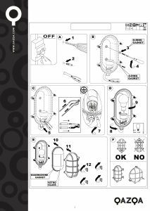 Manuale Qazqa 91852 Nautica 2 Lampada