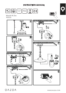 Bruksanvisning Qazqa 92035 Munich Lampe