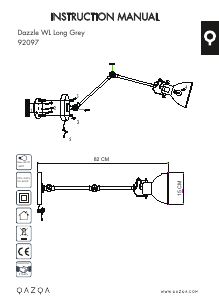 Instrukcja Qazqa 92097 Dazzle Lampa