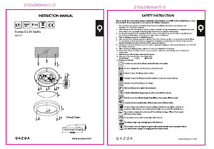 Instrukcja Qazqa 92119 Yuma Lampa