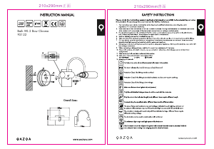 Instrukcja Qazqa 92122 Bath 2 boog Lampa