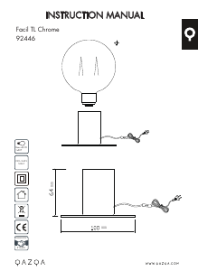 Instrukcja Qazqa 92446 Facil Lampa