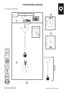 Manuale Qazqa 92450 Lampada