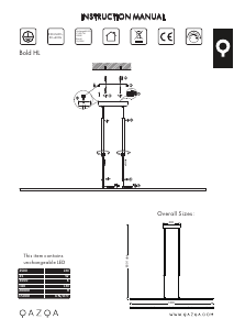 Instrukcja Qazqa 92510 Bold Lampa