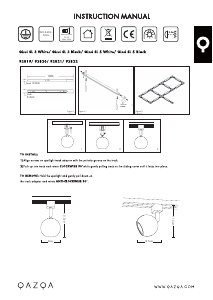 Bruksanvisning Qazqa 92819 Gissi Lampa