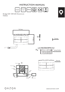 Manual de uso Qazqa 92854 Bridge Lámpara