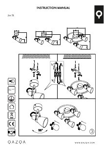 Instrukcja Qazqa 92929 Jos 1 Lampa