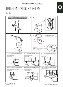 Manuale Qazqa 92933 Karin 1 Lampada