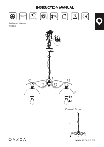 Instrukcja Qazqa 93308 Dallas 2 Lampa