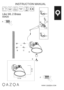 Bruksanvisning Qazqa 93420 Liko Lampe