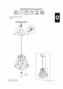 Instrukcja Qazqa 93476 Framework Basic Lampa