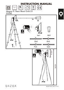 Bedienungsanleitung Qazqa 93585 Magna Basic 25 Leuchte