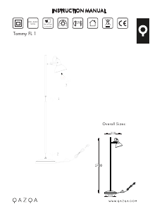 Bedienungsanleitung Qazqa 93614 Tommy Leuchte