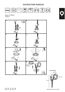 Instrukcja Qazqa 93621 Basic Lampa