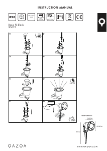 Bruksanvisning Qazqa 93621 Basic Lampe