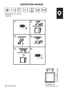 Instrukcja Qazqa 93678 Rotterdam Lampa