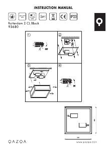 Bruksanvisning Qazqa 93680 Rotterdam Lampe