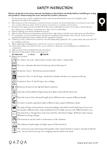 Manuale Qazqa 93833 Eva Lampada