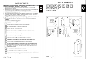 Instrukcja Qazqa 93903 Emmerald 1 Lampa