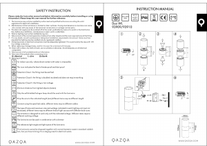 Manual de uso Qazqa 93909 Duo Lámpara